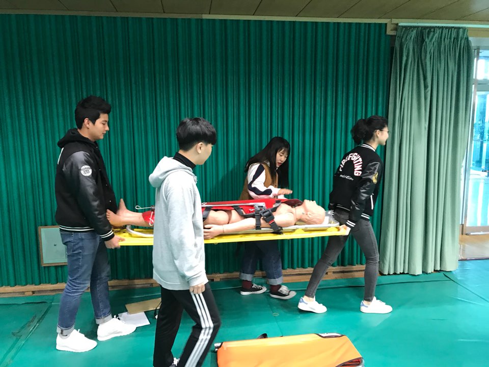 U1대학교 경찰·소방행정학부 '재난 상황 긴급구조훈련 실무 체험!'